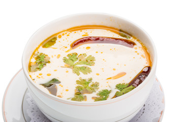 Thai famous soup Thom Yam