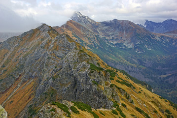 Landscape of high Tatras Mountains, Poland