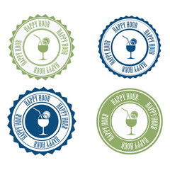 happy hour labels