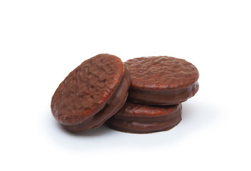 cookies isolated on white background.