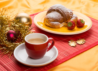 Caffè e croissant