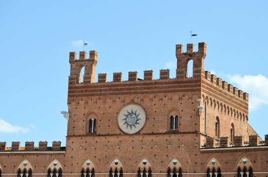 Siena historic architecture