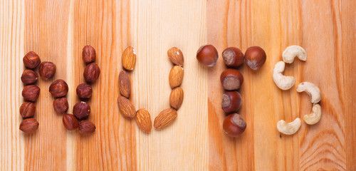 Word nuts from the tasty nuts