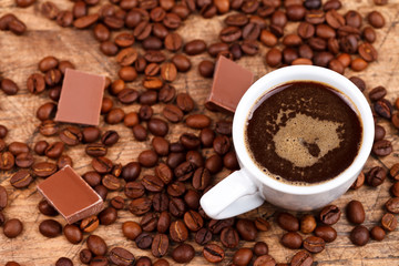 Coffee and chocolate