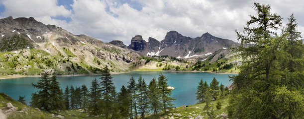 National park of Mercantour.Provence,France.