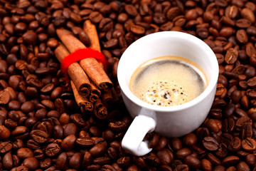Coffe and cinnamon