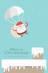 Santa Claus in christmas night