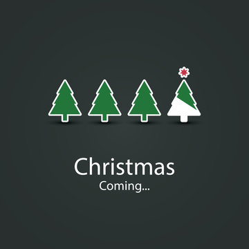 Christmas is Coming - Christmas Card Design