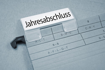 Ordner mit Jahresabschluss