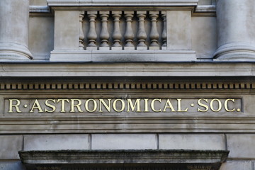 Royal Astronomical Society sign