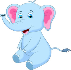 Cute elephant cartoon