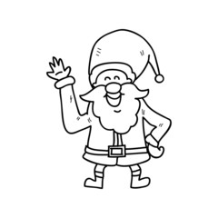 hand drawing cartoon christmas