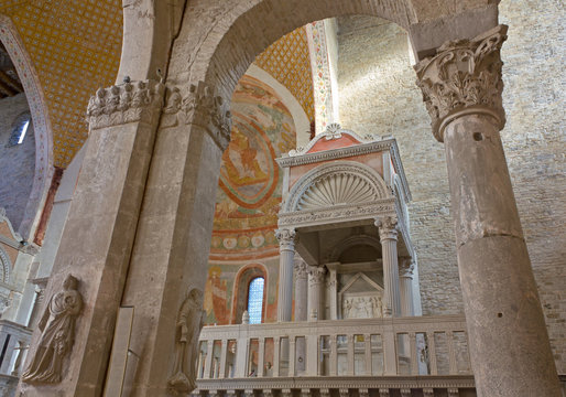 Interior of the Basilica of Aquileia, Italy