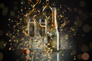 New Year champagne © Grafvision