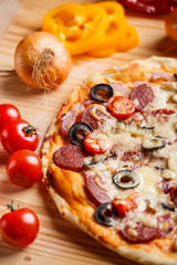 Homemade pizza