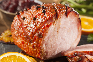 Traditional Sliced Honey Glazed Ham © Brent Hofacker
