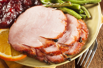 Traditional Sliced Honey Glazed Ham