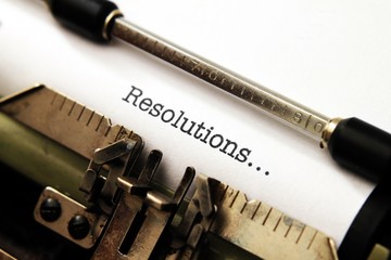 Resolutions on typewriter