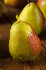 Green Organic Healthy Pears