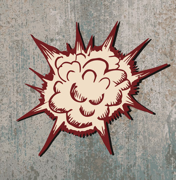 doodle Comic Explosion