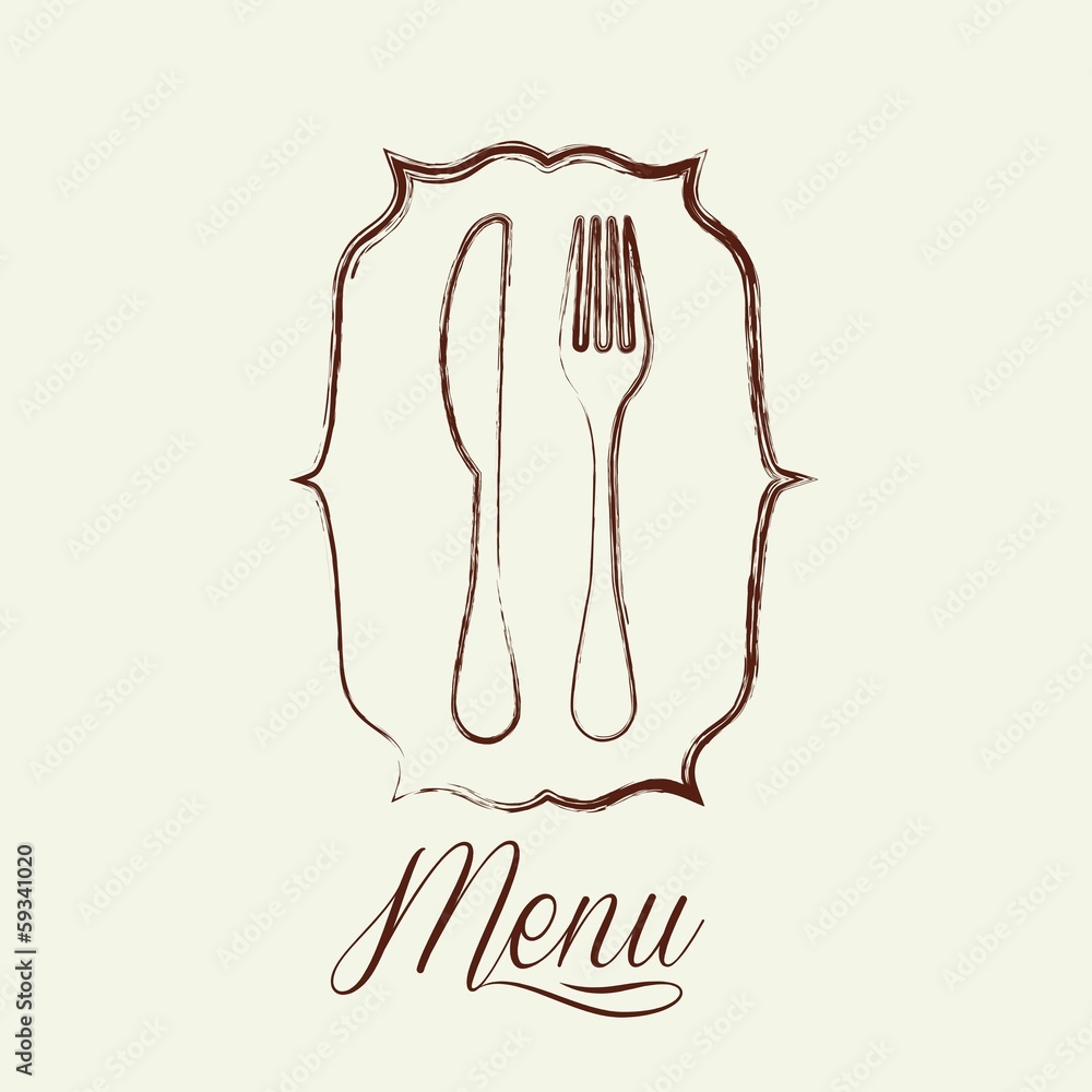 Canvas Prints menu design