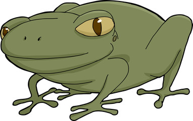 Cute Cartoon Frog