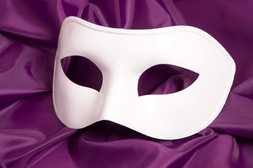 White theatrical mask