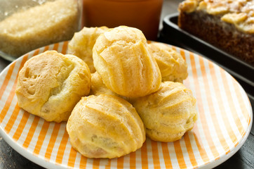 Delicious cream puffs