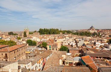 Panoramic view to Toledo, Spain