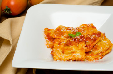 Ravioli, italian pasta