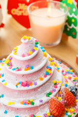 Christmas cake for party