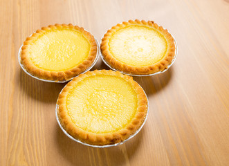 Hong Kong local food , egg tart