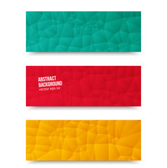 Vector abstract background. Origami geometric and Polygon