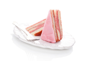 Pink punch cake.