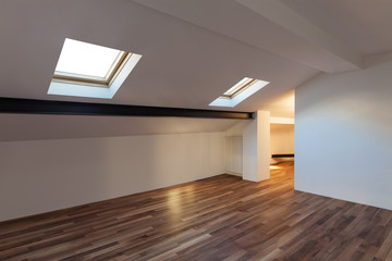 Interior nice empty attic