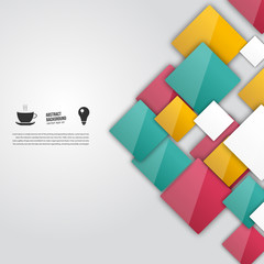 Vector color squares. Abstract background for design