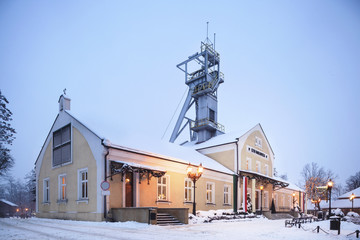 Salt mine entrance