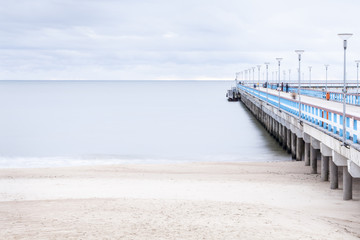 The Baltic Sea and a pier - Powered by Adobe