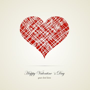 heart Valentine's day card