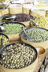 Olives in a market