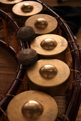 Gong Thai music instrument