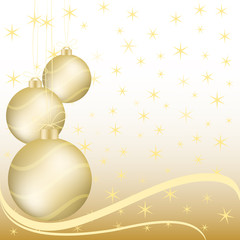 sfondo natalizio palline dorate