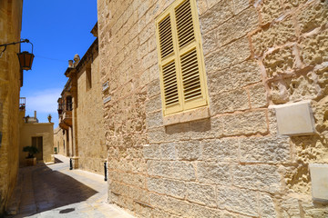 Historic Architecture in Mdina.