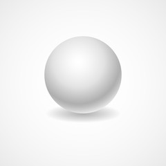 A white globe on a light background lighting for your design