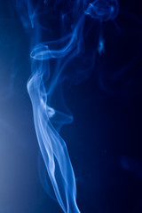 Obraz premium Abstract smoke isolated on black
