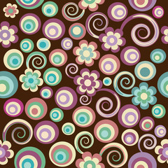 Fototapeta premium Seamless colorful pattern