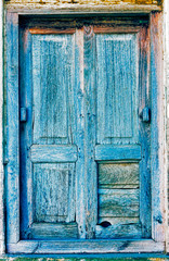 Old wooden shutters