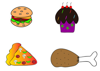 Cartoon food