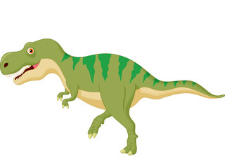 Cartoon tyrannosaus rex