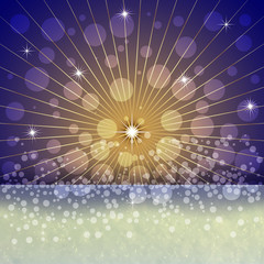 Vector abstract winter background